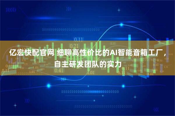 亿宏快配官网 细聊高性价比的AI智能音箱工厂，自主研发团队的实力